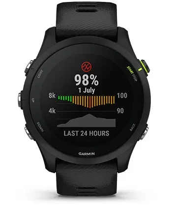 Garmin Forerunner 255 Music Smartwatch, Black - GPS, Training Tips, HRV Status, Wireless Headphones Compatible - Walmart.com Garmin Forerunner 255 Music Smartwatch, Black - GPS, Training Tips, HRV Status, Wireless Headphones Compatible - Walmart.com