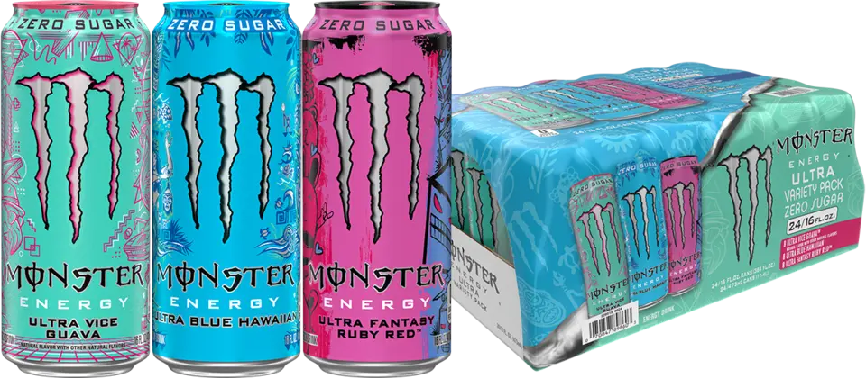 Monster Energy Ultra Variety Pack, 16 fl. oz., 24 pk
