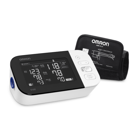 Omron M3 with color indicator of hypertension blood pressure