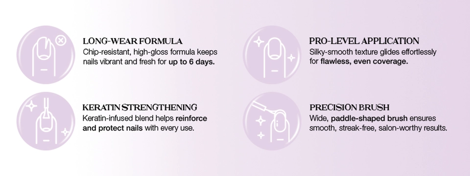 Stylized beauty banner highlighting the product