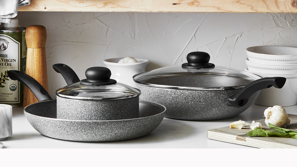 Buy BALLARINI Arezzo Pots and pans set  Pots and pans sets, Cookware set,  Pan set