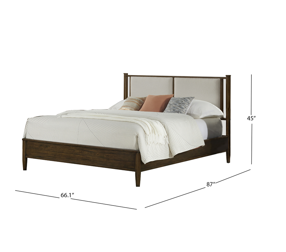 bed image with dimensions