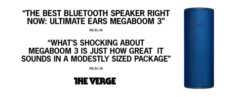 Ultimate Ears MEGABOOM 3 Wireless Speaker - Night Black