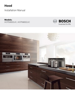 Bosch HCP50652UC 30 inch Stainless 500 Series Wall Hood