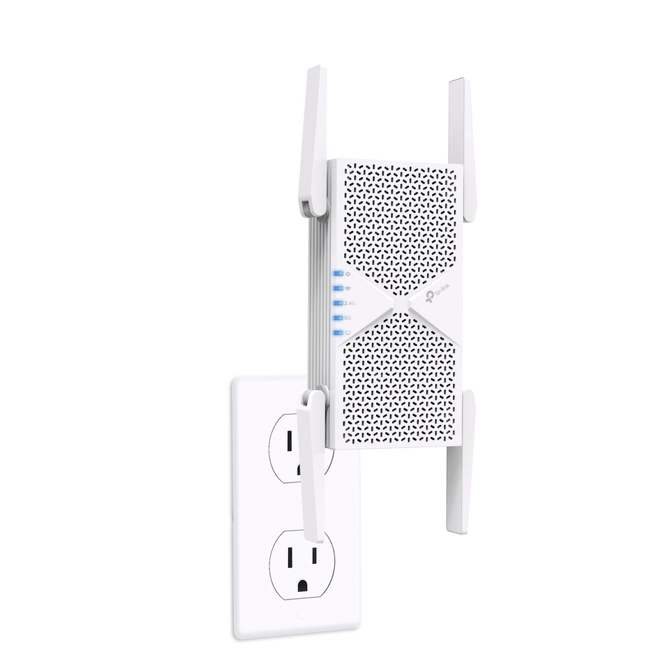 TP Link BE6500 Wi Fi 7 Range Extender White RE405BE - Best Buy