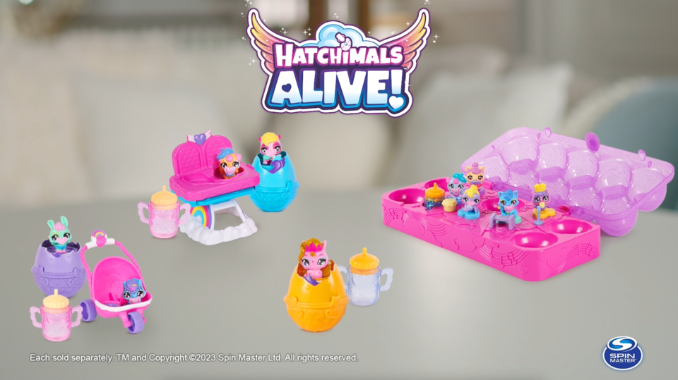 Hatchimals Spring Basket with Pet Figures and Self-Hatching Eggs