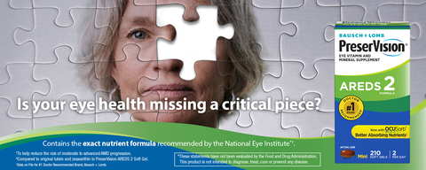 Is your eye health missing a critical piece? Contains the exact formula recommended by the NEI.*†