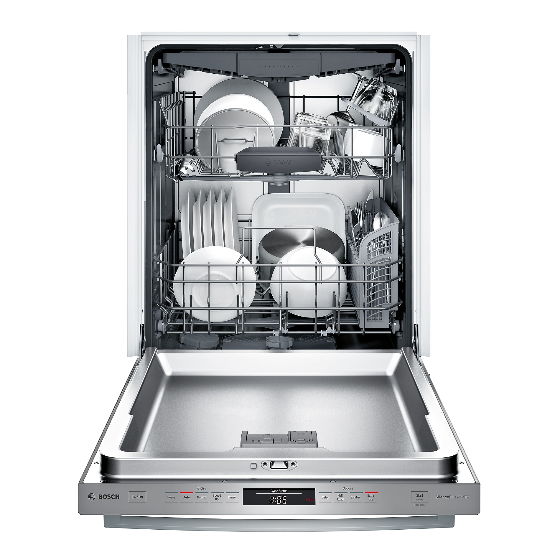 what is half load on bosch dishwasher