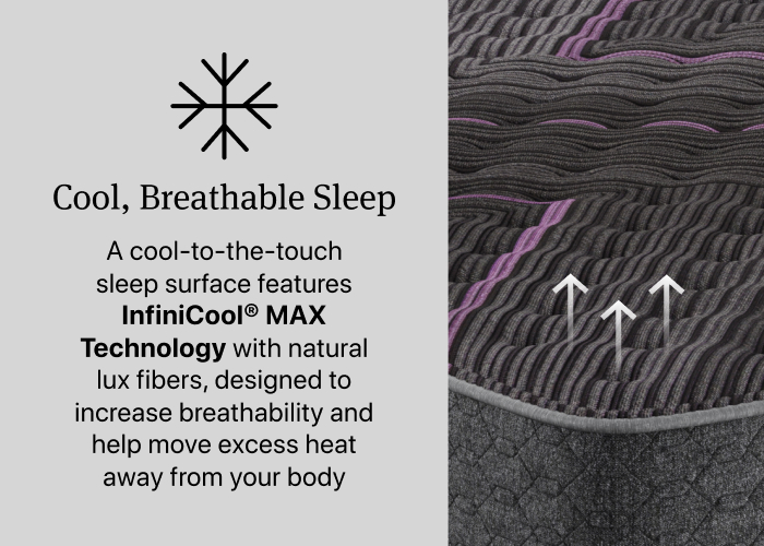 Cool breathable sleep from Infinicool MAX Technology