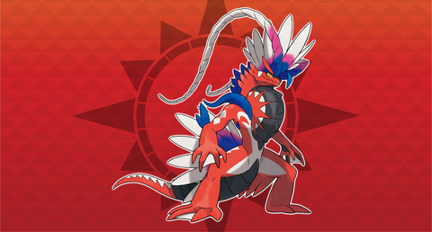 A fusion between the two new legendary pokemon - Koraidon and