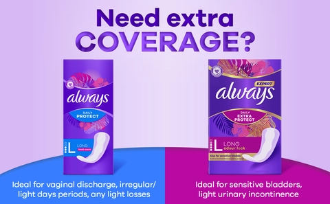 Always Dailies Normal Fresh Protect Panty Liners