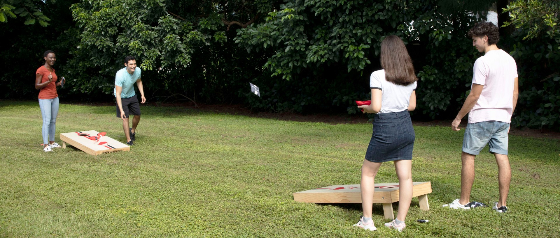 Backyard Hero Solid Wood Bean Bag Toss Game Homesmartcamera