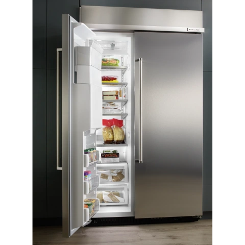 KitchenAid 48.25 Inch 30 cu. ft Side by Side Refrigerator in Stainle