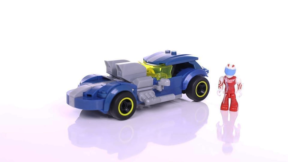 thumbnail video image 2 of Mega Construx Hot Wheels Twin Mill Construction Set, Building Toys For Kids, 2 of 7