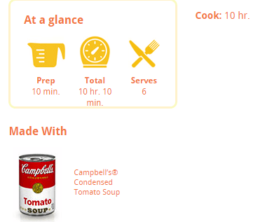 Campbell's Soup on the Go Creamy Tomato Soup - 10.75 oz canister