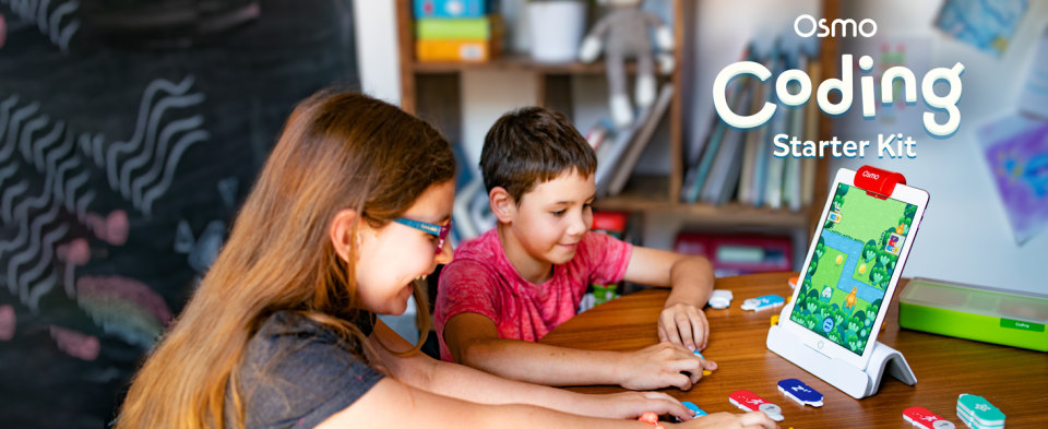 Osmo Coding Starter Kit for iPad - Ages 5-12 Learn to Code, Coding  Fundamentals & Puzzles