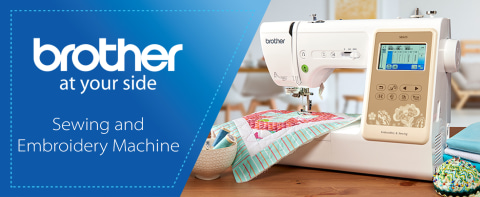 Brother SE625 2-in-1 Sewing and 4 x 4 Embroidery Machine 