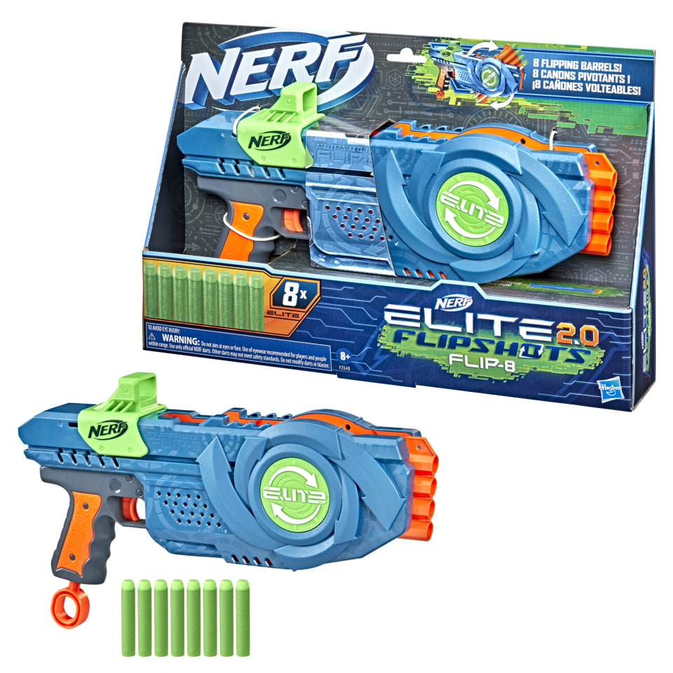 Nerf Elite 2.0 Flipshots Flip-32 Blaster w/ Darts 195166125589