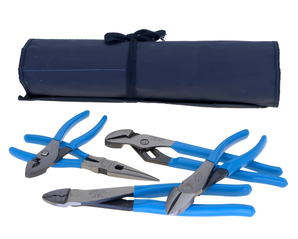 Channellock 5-Piece Tool Roll Set - Technician's Essential Plier Collection