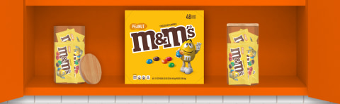 M&M'S Peanut Milk Chocolate Full Size Bulk Candy (1.74 oz, 48 ct), 48ct -  Harris Teeter