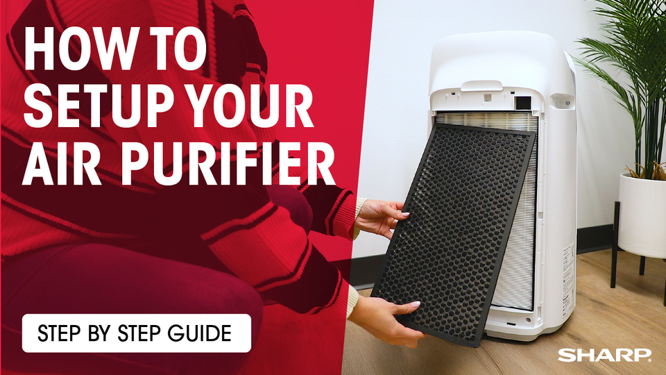 Sharp Plasmacluster Ion Air Purifier with True HEPA Filter