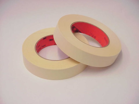 3M - Masking Tape: 18 mm Wide, 60 yd Long, 5.2 mil Thick, Tan - 65364283 -  MSC Industrial Supply