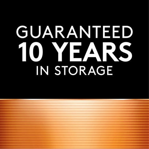 GUARANTEED FOR 10 YEARS IN STORAGE