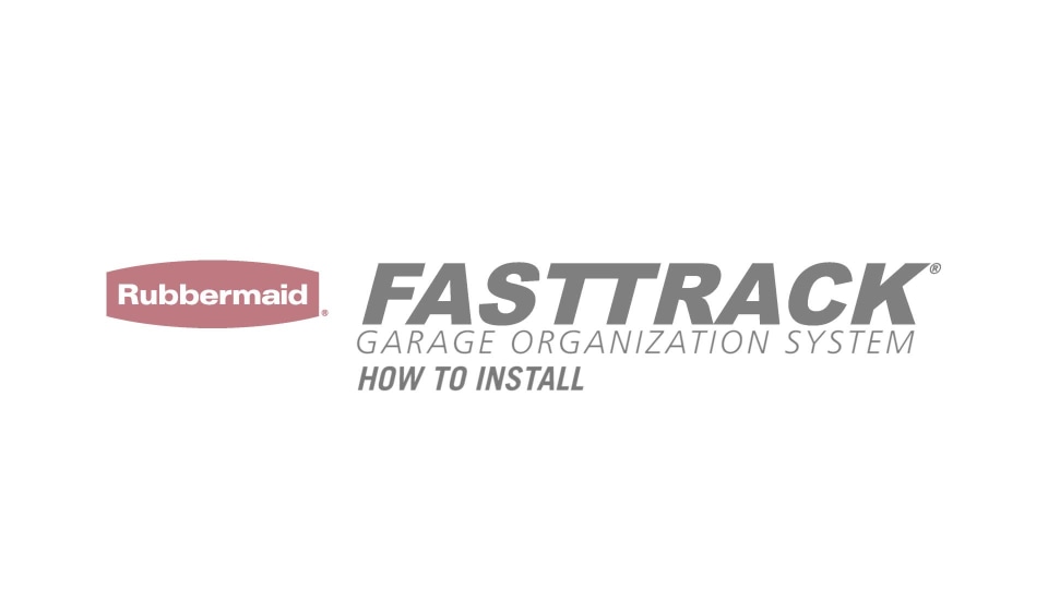 Rubbermaid FastTrack Garage Storage Rail System - Installation & Review 