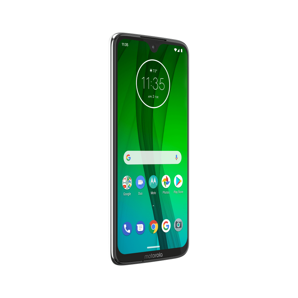 Motorola Moto G7 64GB Unlocked Smartphone, White, Cell