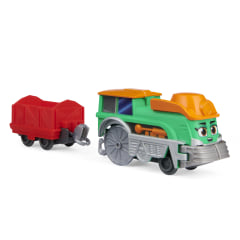 Train Motorisé MIGHTY EXPRESS Brock - Avec Pelle Et Wagon - Jouet Enfant 3 Ans Et Plus