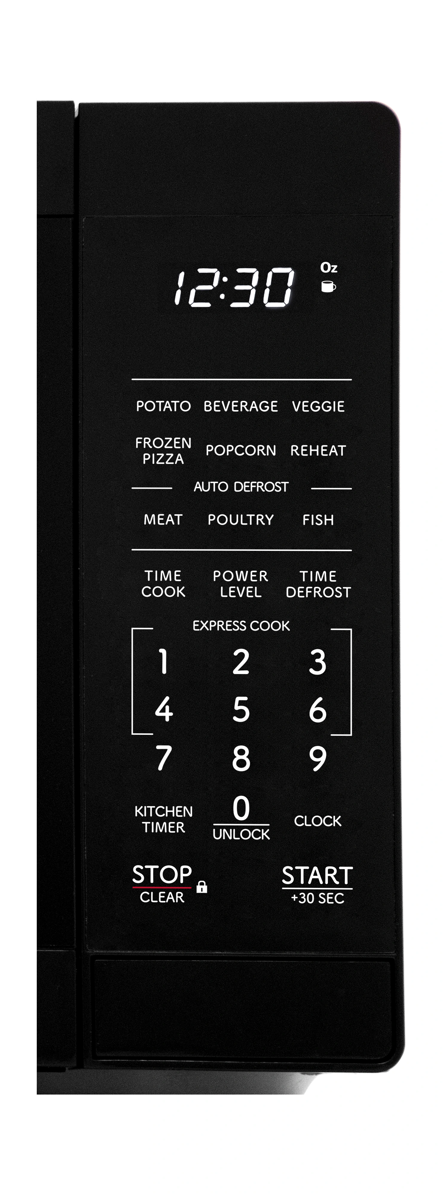 0.7 cu. ft. 700W Black Countertop Microwave Oven (SMC0760KB)