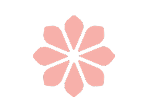 Flower icon in pink.
