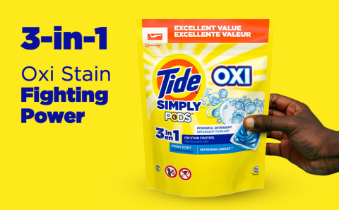 Tide Simply Oxi + Ultra Stain Release Refreshing Breeze Scent