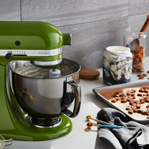 KitchenAid 5 Quart Tilt-Head Metallic Finish Stainless Steel Bowl