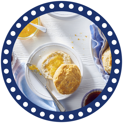 Versatile Pillsbury Grands Biscuits go great with sweet honey or jam or savory spreads and toppings