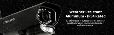 Weather Resistant Aluminum - IP54 Rated