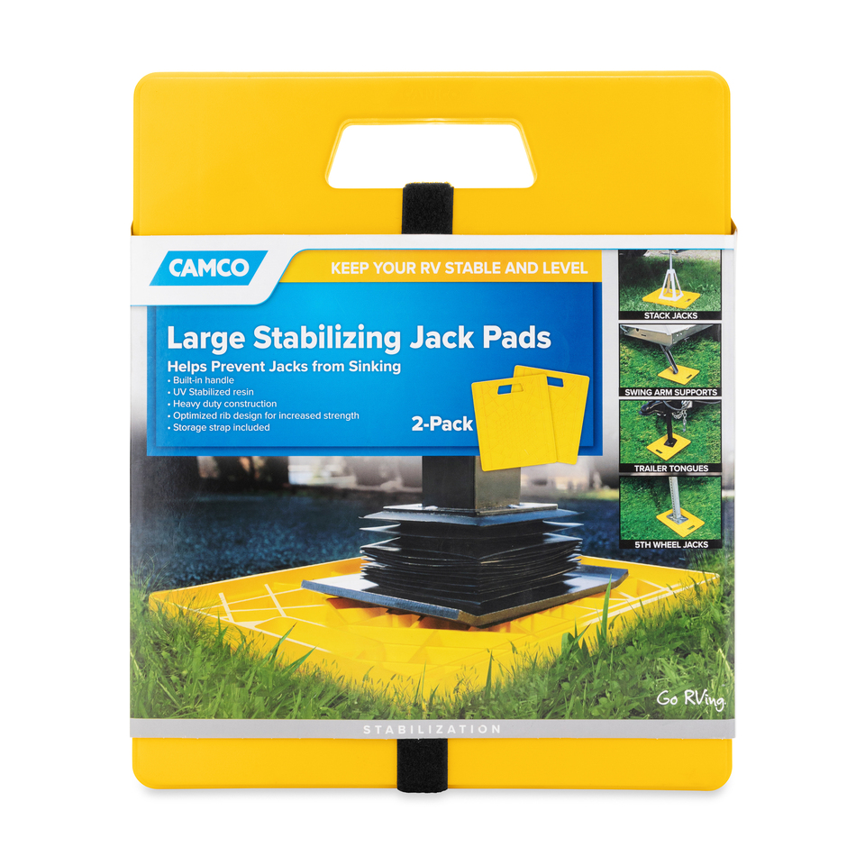 thumbnail video image 2 of Camco Stabilizing Jack Pads for RV and Trailer Leveling (44541), 2 of 7