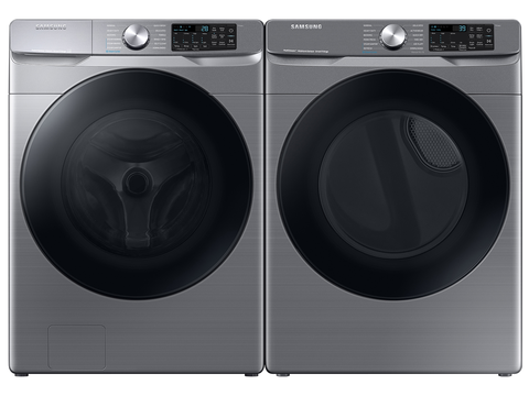 Samsung 7.5 Cu. Ft. Capacity Gas Dryer with Steam in Platinum