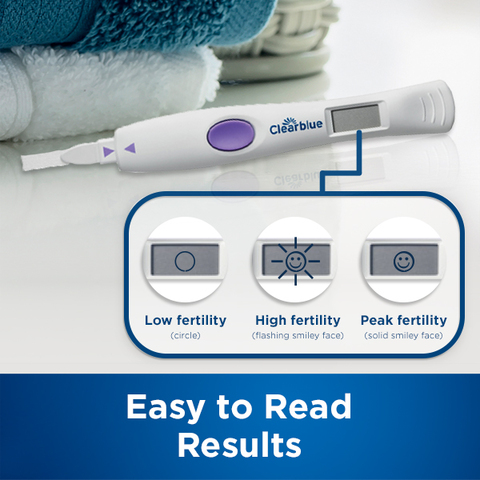 Clearblue Advanced Ovulation Test Combination Pack, Predictor Kit,  Featuring 15 Advanced Ovulation Tests and 2 Rapid Detection Pregnancy  Tests, 17ct : : Health & Personal Care