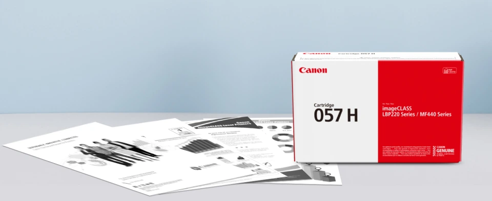 Canon 057H Black High Yield Toner Cartridge, Prints Up to