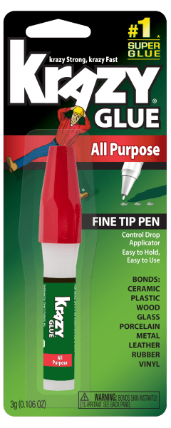 Krazy Glue Super Glue, All Purpose, Fine Tip Pen - 0.106 oz