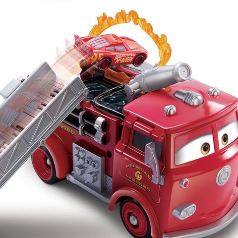 Al aire libre Encantada de conocerte Prehistórico Cars - Camión de Bomberos Rojo Acrobacias con Agua | Cars | Toys"R"Us España