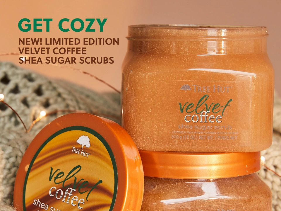 Deals (10) Tree hut VELVET COFFEE Shea sugar scrub