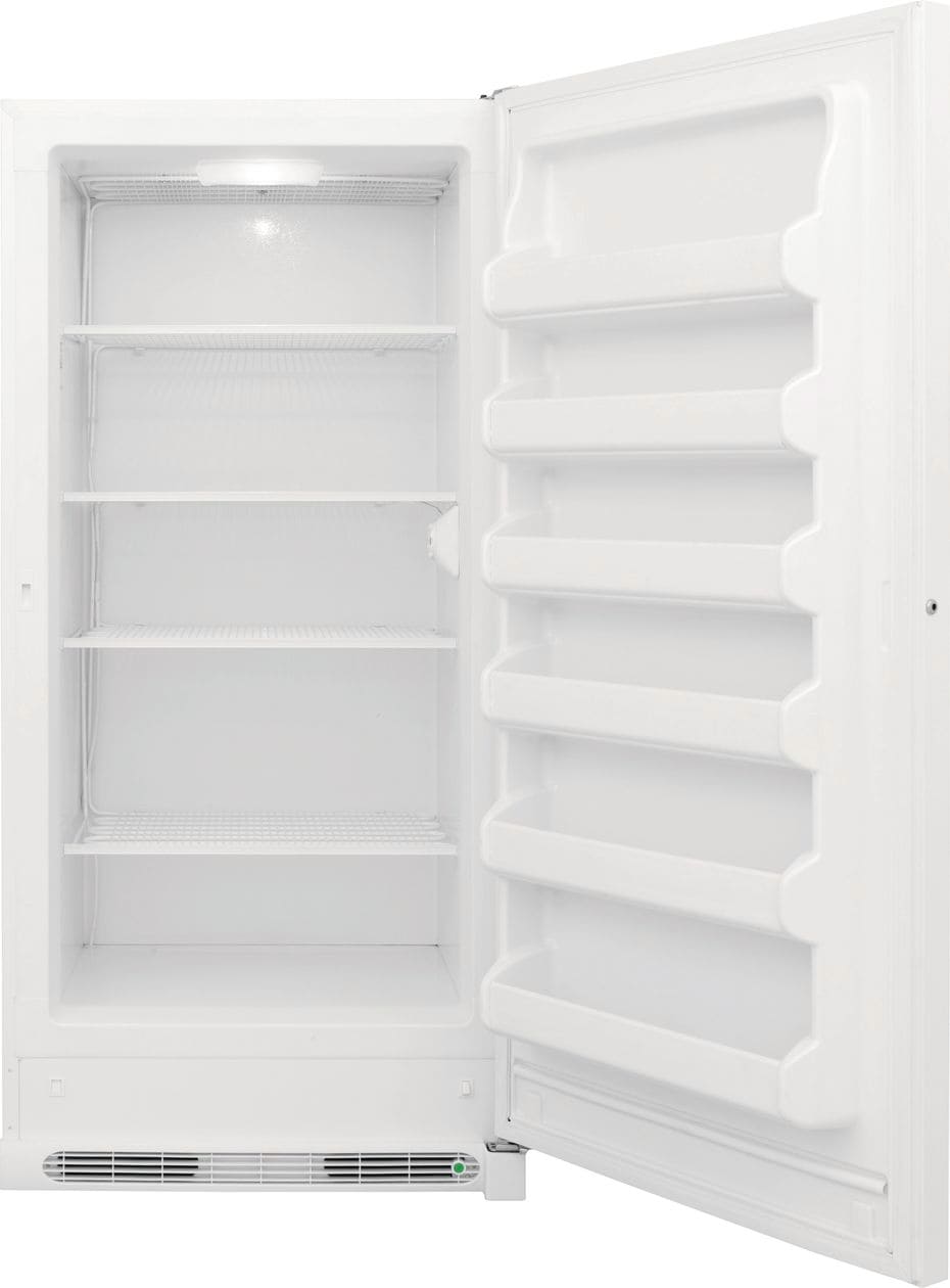 frigidaire manual defrost upright freezer