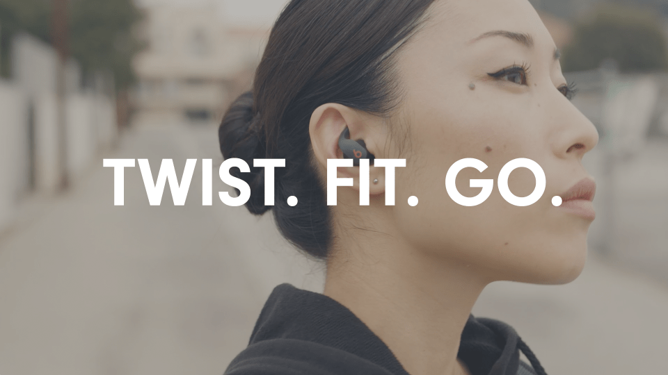 thumbnail video image 6 of Restored Beats by Dr. Dre Fit Pro Noise Cancelling Wireless Earbuds, Sage Gray, 6 of 6