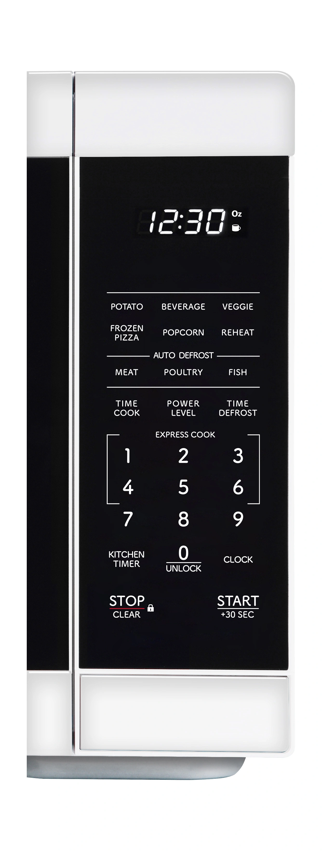 1.1 cu. ft. 1000W White Countertop Microwave Oven | SHARP