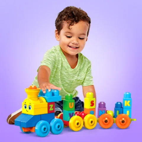 Fisher Price Tren Musical ABC Infantil Mega Bloks JOGUIBA