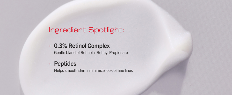 Ingredient spotlight with swipe of serum