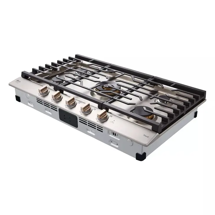 LG Studio - CBGS3628N - LG STUDIO 36 UltraHeat Gas Cooktop