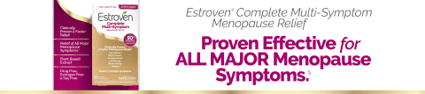 Estroven Complete Multi-Symptom Menopause Relief. Proven Effective for All Major Menopause Symptoms§